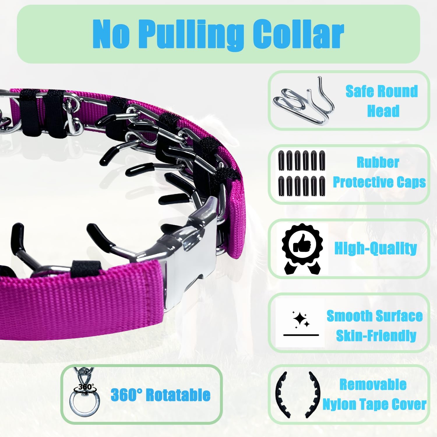 Dog Collar with Quick Release Buckle Adjustable Dogs Collars for Small Medium Large Dogs Dog Collar with Quick Release Buckle Adjustable Dogs Collars for Small Medium Large Dogs