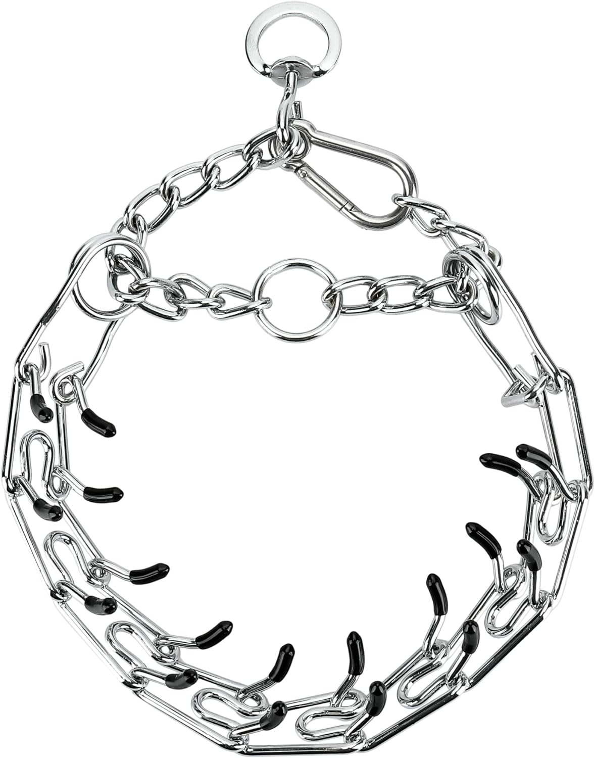 Stainless Steel Dog Training Collar, Quick Release Buckle, Adjustable Collar for Large Medium Small Dogs (Silver, XL Neck Girth 14.5-21.5) Stainless Steel Dog Training Collar, Quick Release Buckle, Adjustable Collar for Large Medium Small Dogs (Silver, XL Neck Girth 14.5-21.5)