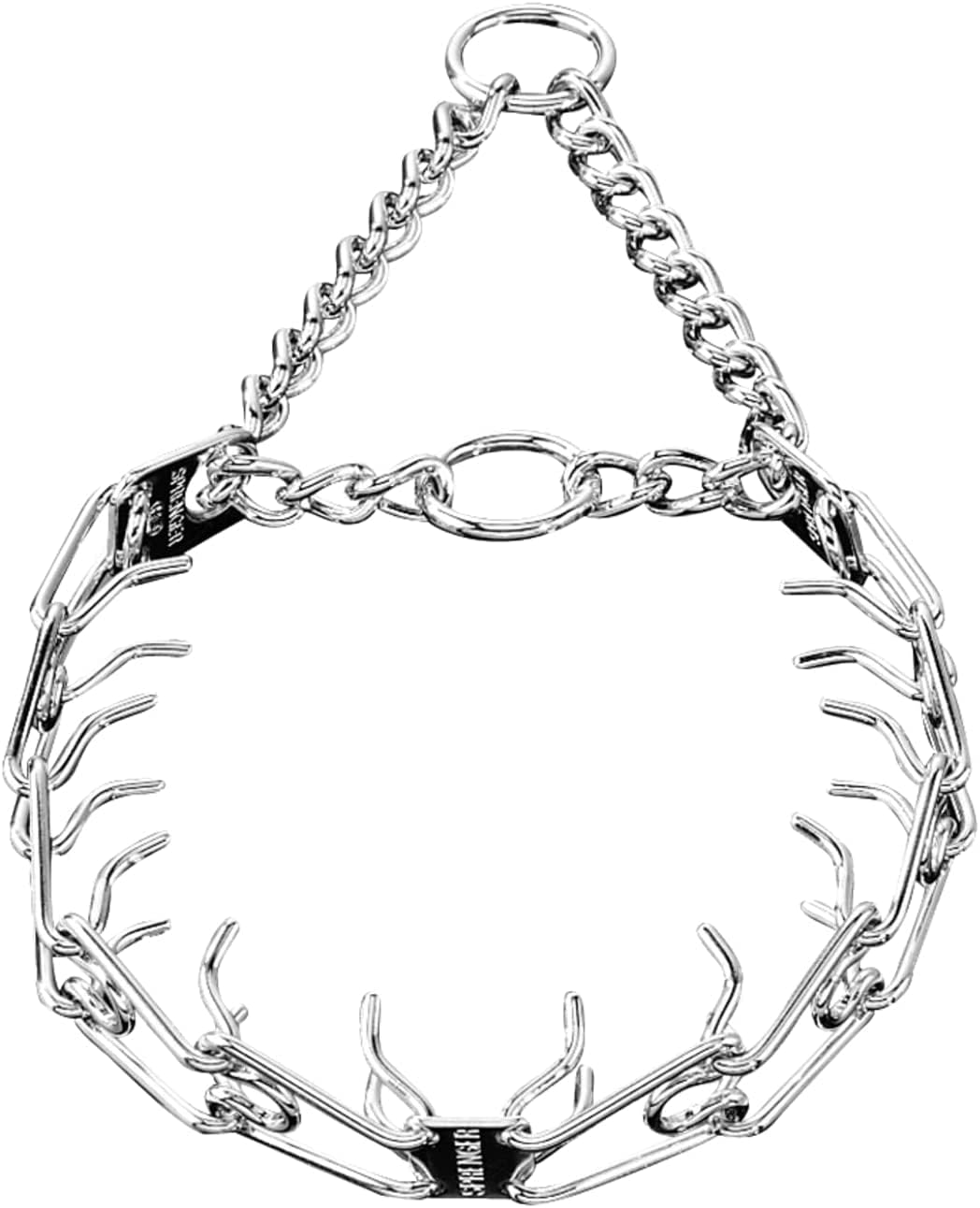 Herm Sprenger Chrome Plated Prong Dog Collar Ultra-Plus Pet Pinch Collar with Two O-Rings No-Pull Collar for Dogs Anti Pull Training Collar Made in Germany (16in x 2.25mm (Neck Size up to 13in)) Herm Sprenger Chrome Plated Prong Dog Collar Ultra-Plus Pet Pinch Collar with Two O-Rings No-Pull Collar for Dogs Anti Pull Training Collar Made in Germany (16in x 2.25mm (Neck Size up to 13in))
