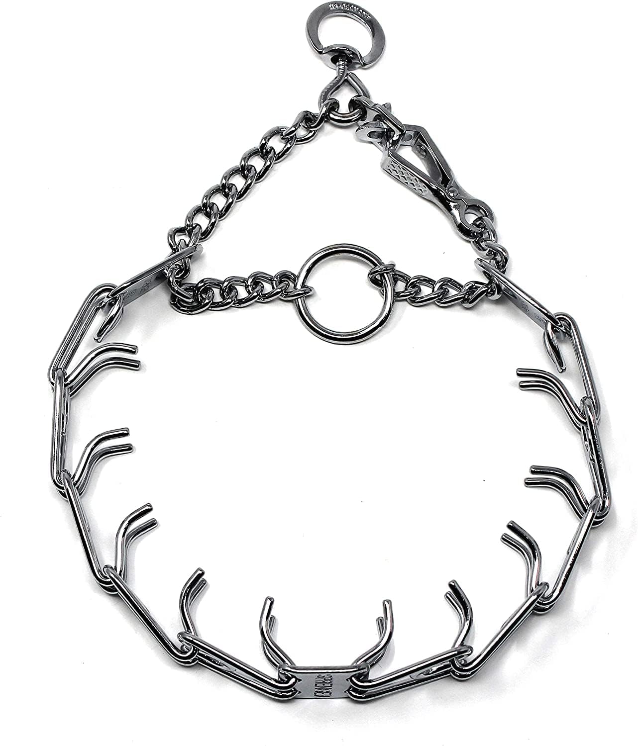 Herm Sprenger Dog Training Collar with Quick Release Buckle Ultra-Plus Chrome Plated Steel Training Collar Made in Germany 2.25mm x 16in Small Herm Sprenger Dog Training Collar with Quick Release Buckle Ultra-Plus Chrome Plated Steel Training Collar Made in Germany 2.25mm x 16in Small