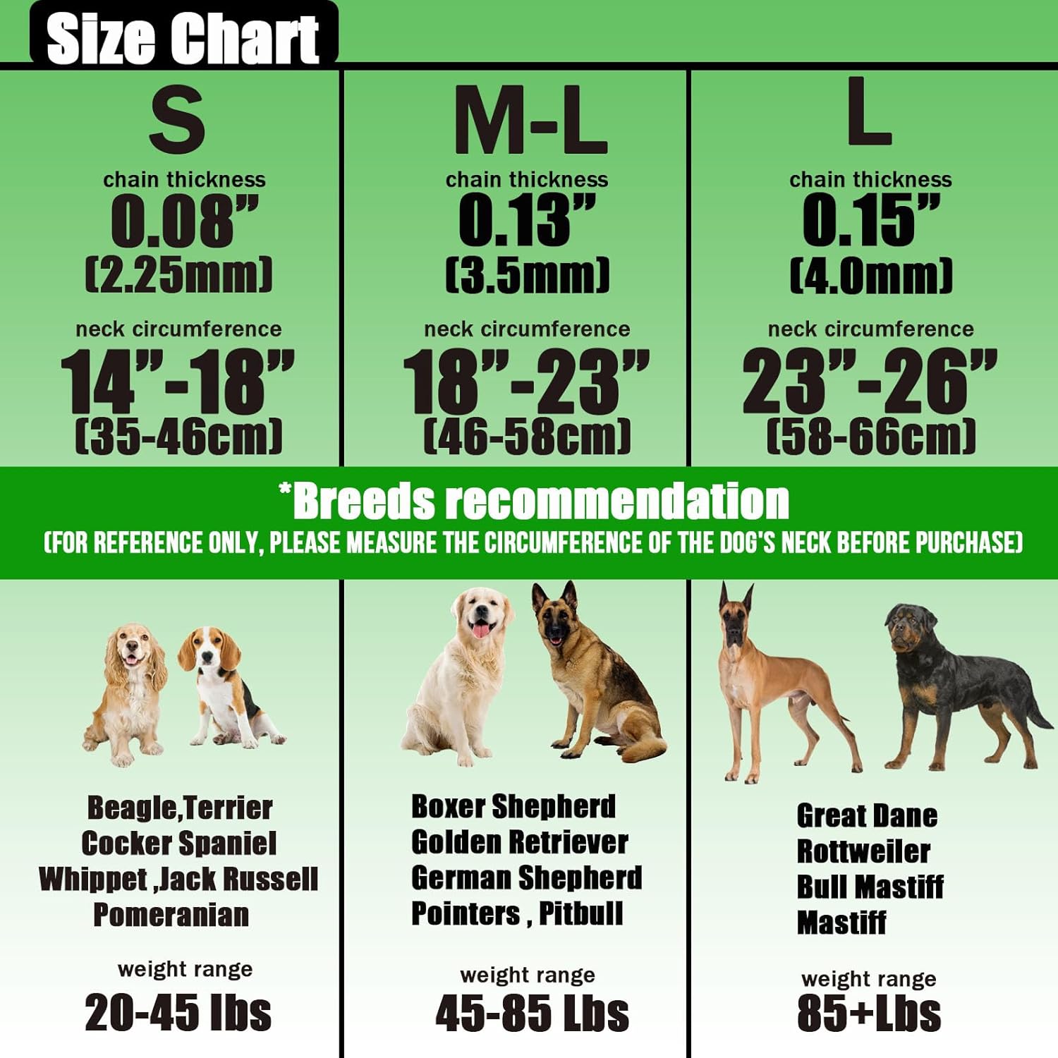 Prong Training Collar for Dogs, Adjustable Dog Pinch Collar with Quick Release Buckle, No Pull Collar for Small Medium Large Dogs, Extra Link and Caps Prong Training Collar for Dogs, Adjustable Dog Pinch Collar with Quick Release Buckle, No Pull Collar for Small Medium Large Dogs, Extra Link and Caps