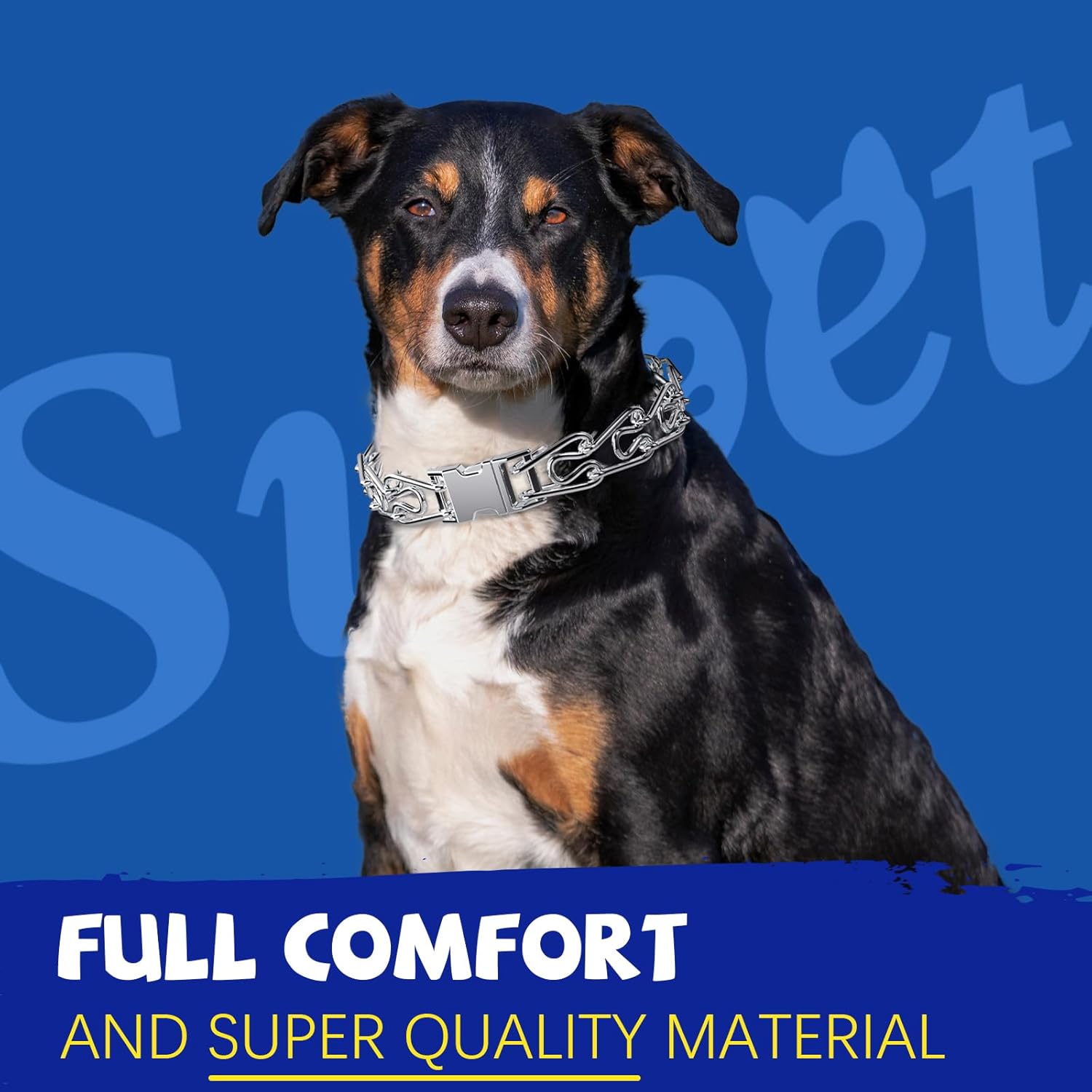 Supet Adjustable Prong Collar for Dogs No Pull Dog Pinch Collar, Dog Training Collar with Quick Release Buckle for Small Medium Large Dogs Supet Adjustable Prong Collar for Dogs No Pull Dog Pinch Collar, Dog Training Collar with Quick Release Buckle for Small Medium Large Dogs