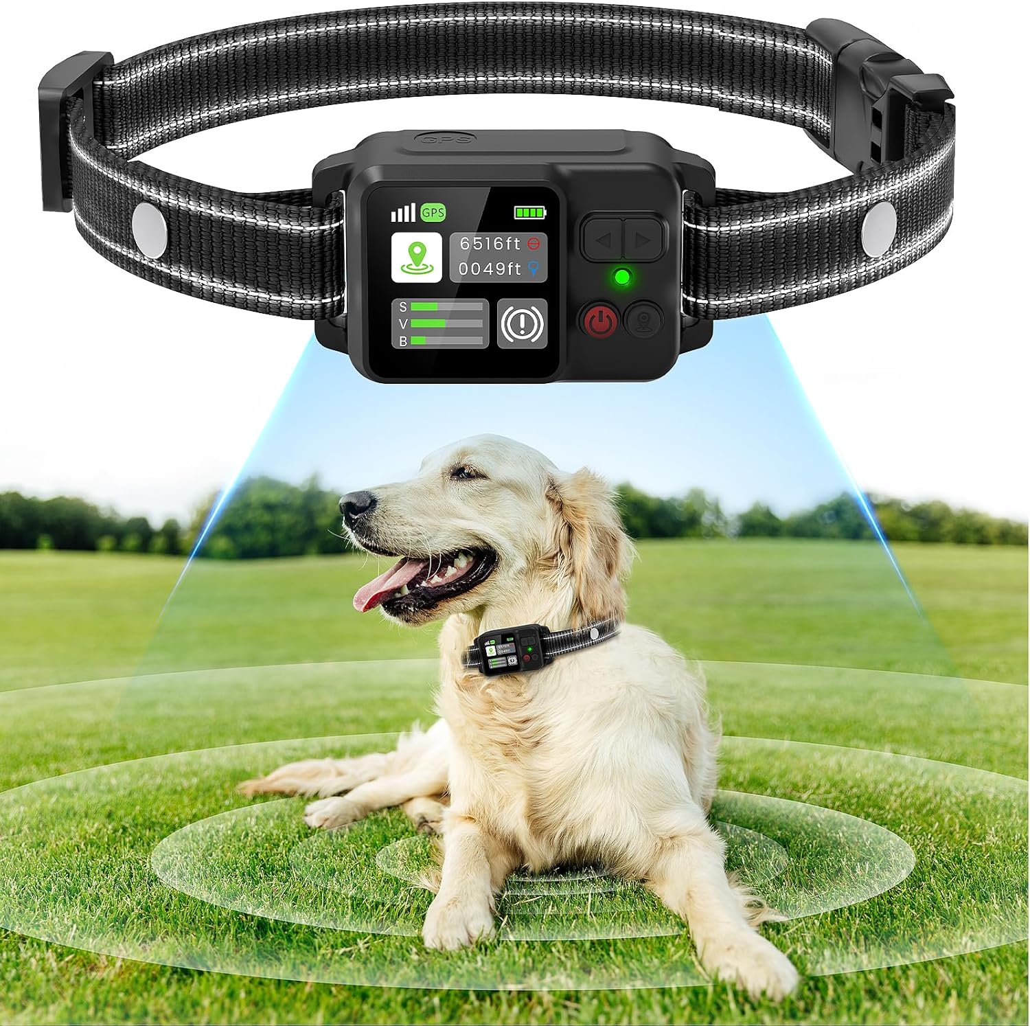Wireless Dog Fence System for 2 Dogs, Electric Dog Fence with LCD Screen, Adjustable Warning Strength, Range 50-999ft, Rechargeable Wireless Pet Fence for Outdoor Use Wireless Dog Fence System for 2 Dogs, Electric Dog Fence with LCD Screen, Adjustable Warning Strength, Range 50-999ft, Rechargeable Wireless Pet Fence for Outdoor Use