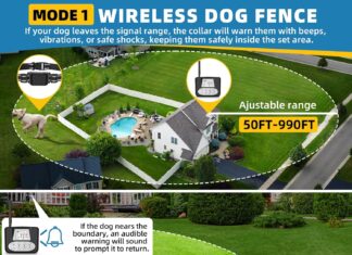 Electric Dog Fence with LCD Screen review Home |