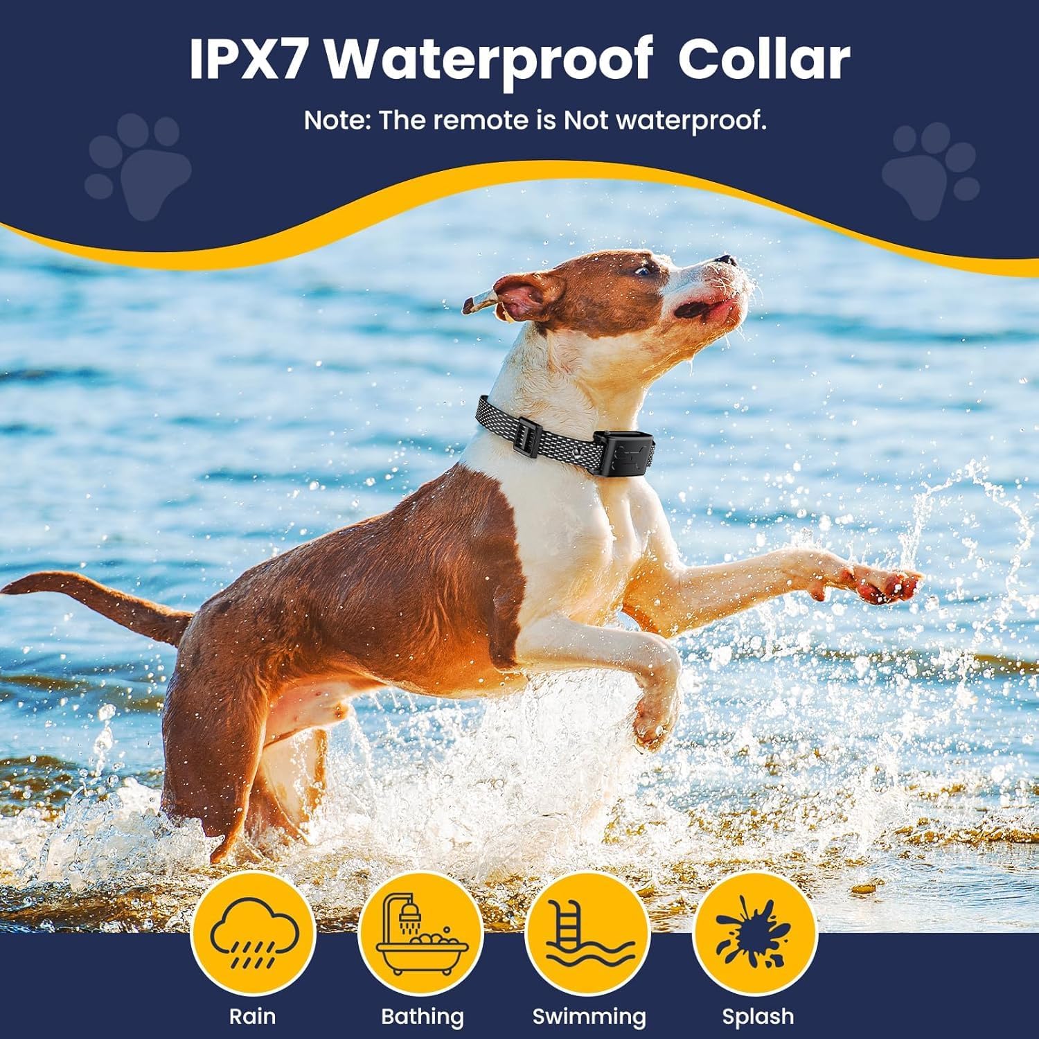 Wireless Dog Fence, Electric Fence for Dogs, Portable Dog Perimeter Collar Days Standby Training Collar, Flash Light Waterproof with Training Mode for Dog Matte Black Wireless Dog Fence, Electric Fence for Dogs, Portable Dog Perimeter Collar Days Standby Training Collar, Flash Light Waterproof with Training Mode for Dog Matte Black