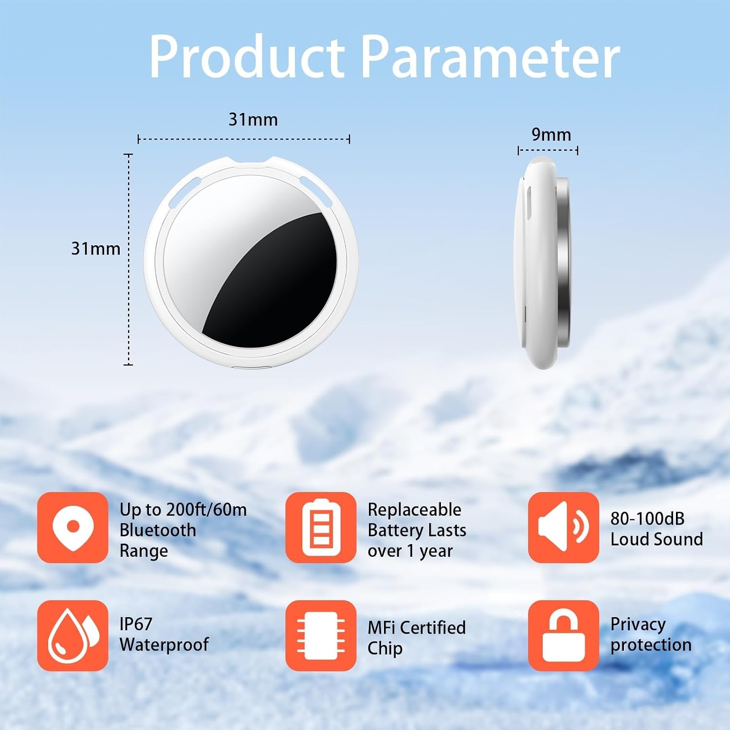 Product Name: 2 Pack Tracker Tags Finder Apple review | Reviews 2 Pack Tracker Tags Finder Apple Find My MFi Certified Waterproof iOS Only