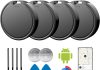 Air Tags for Android,Air Tags-4 Pack Android,Android Tracker Tags,2 Year Battery Life,Google Find Trackers for Google'S Find Hub App,IP65 Waterproof Luggage Tracker Android for Keys,Wallets,Suitcases