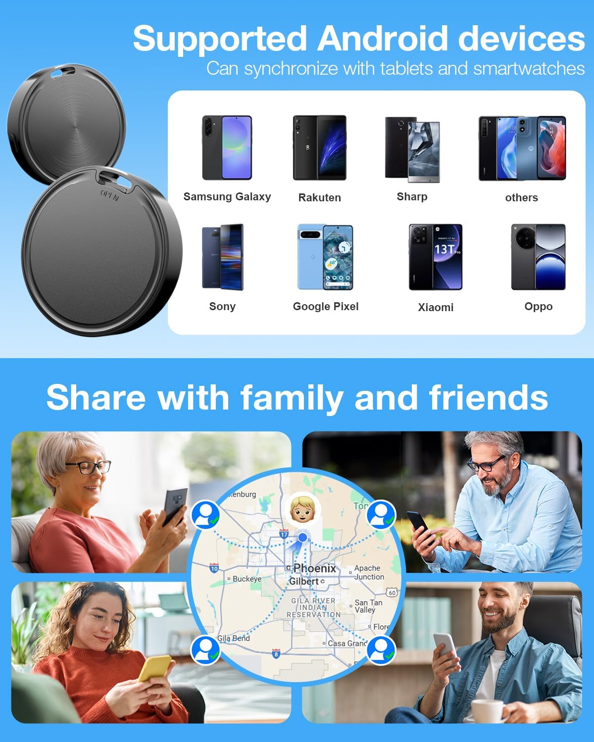 Air Tags for Android review | Reviews Air Tags for Android,Air Tags-4 Pack Android,Android Tracker Tags,2 Year Battery Life,Google Find Trackers for Google'S Find