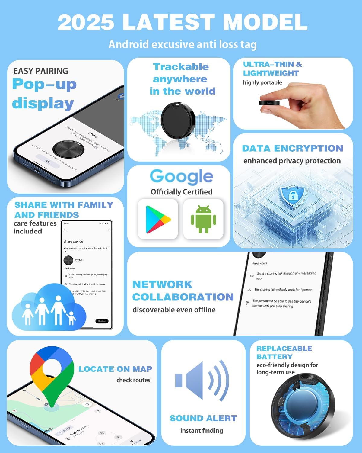 Air Tags for Android review | Reviews Air Tags for Android,Air Tags-4 Pack Android,Android Tracker Tags,2 Year Battery Life,Google Find Trackers for Google'S Find