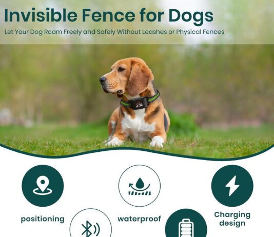 GPS Dog Electronic Fence, Wireless Training Collar- No Subscription Required, Customizable Boundaries via App 3280 FT, IPX7 Waterproof Rechargeable Collar, Smart Training Fence, Automatic Sleep/Wake review GPS Dog Electronic Fence, Wireless Training Collar- No Subscription Required, Customizable Boundaries via App FT, IPX7