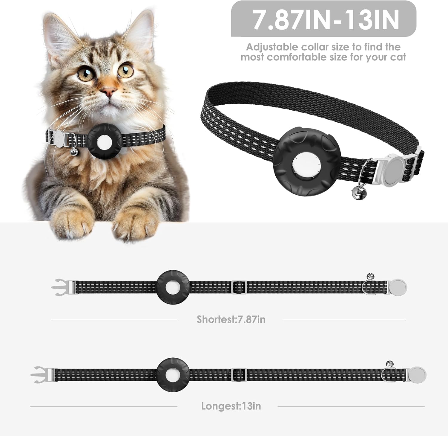 GPS Tracker for Cats (iOS Only), MINI GPS Cat Tracker, Real-Time Location Pet Tracker, No Monthly Fee GPS Tracker, Compatible with Apple Find My,Anti-Lost Smart Tag (Black) review | Reviews GPS Tracker for Cats (iOS Only), MINI GPS Cat Tracker, Real-Time Location Pet Tracker, No Monthly Fee GPS Tracker, Compatible